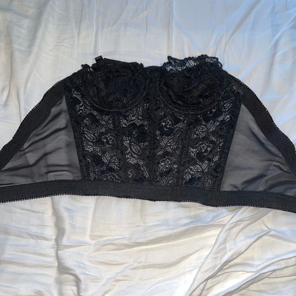 Beautiful Black Lace Corset